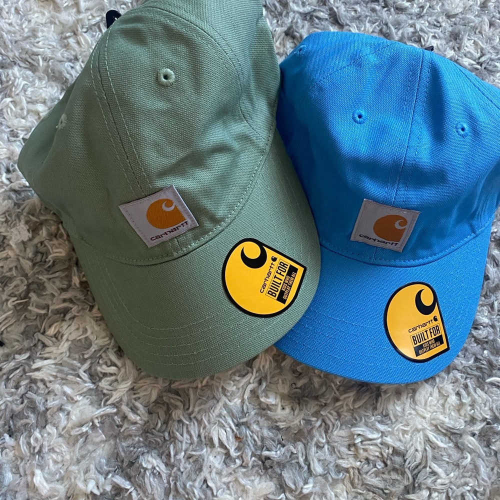 Carhartt Kids Hats in Green and Blue